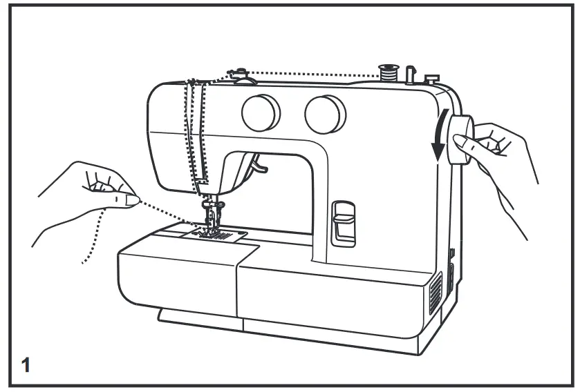 SINGER 1412 Electric Sewing Machine - overview 12