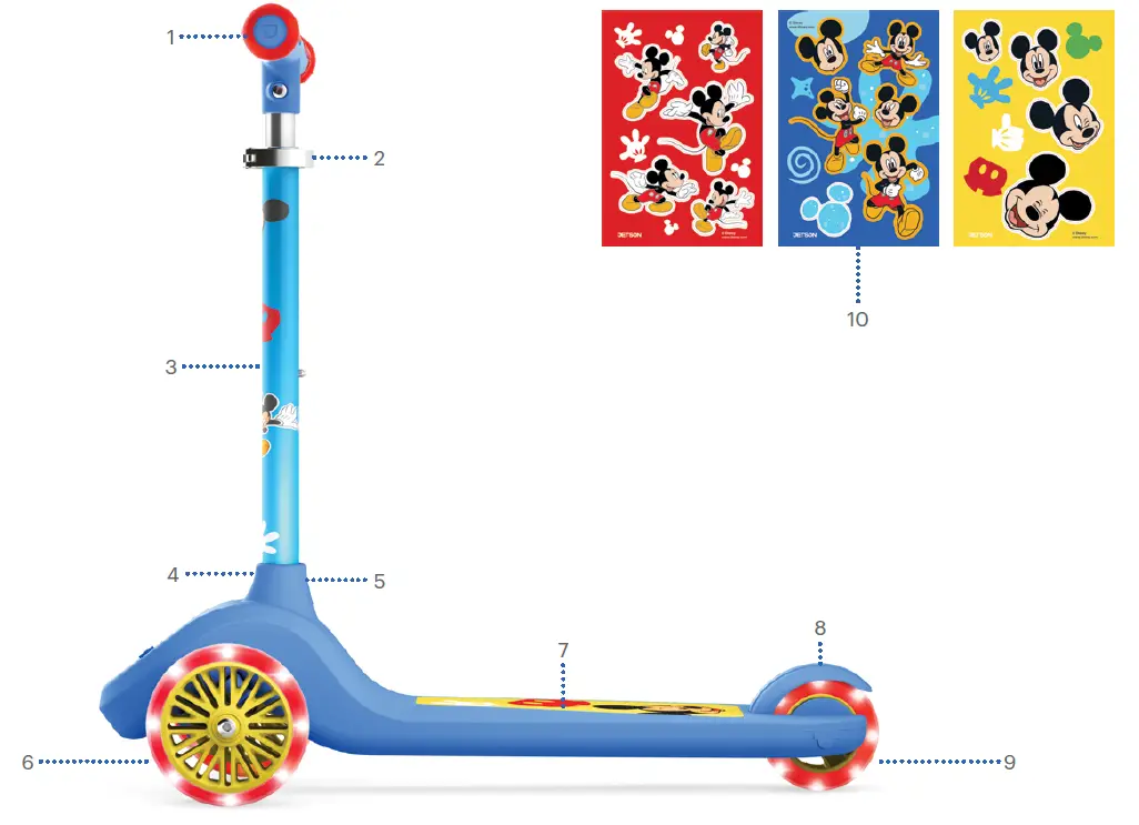JETSON-JMCKY-STX3-Mickey-Mouse-Customizable-Kick-Scooter-fig-2