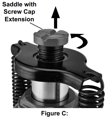 PITTSBURGH 59425 Air Hydraulic Bottle Jack - Screw Cap