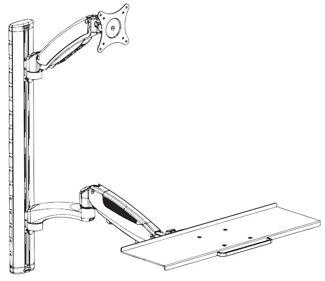 VIVO-STAND-SIT1K-Single-Monitor-Sit-to-Stand-Wall-Mount-Workstation-fig-1