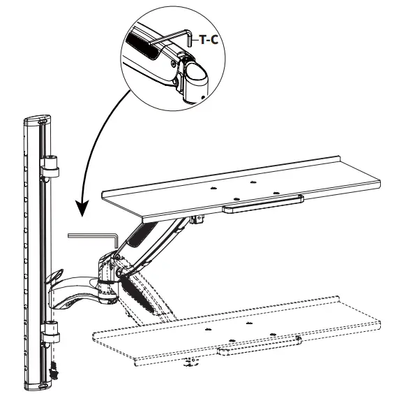 VIVO-STAND-SIT1K-Single-Monitor-Sit-to-Stand-Wall-Mount-Workstation-fig-11
