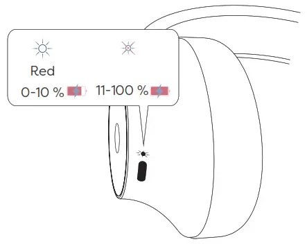 kreafunk aBEAT Qi Wireless Headphones with ANC - Battery