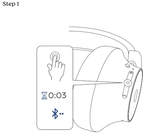 kreafunk aBEAT Qi Wireless Headphones with ANC - Step 1