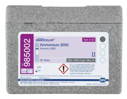 NANOCOLOR Ammonium 2000 Photometric Analyses Test Tubes