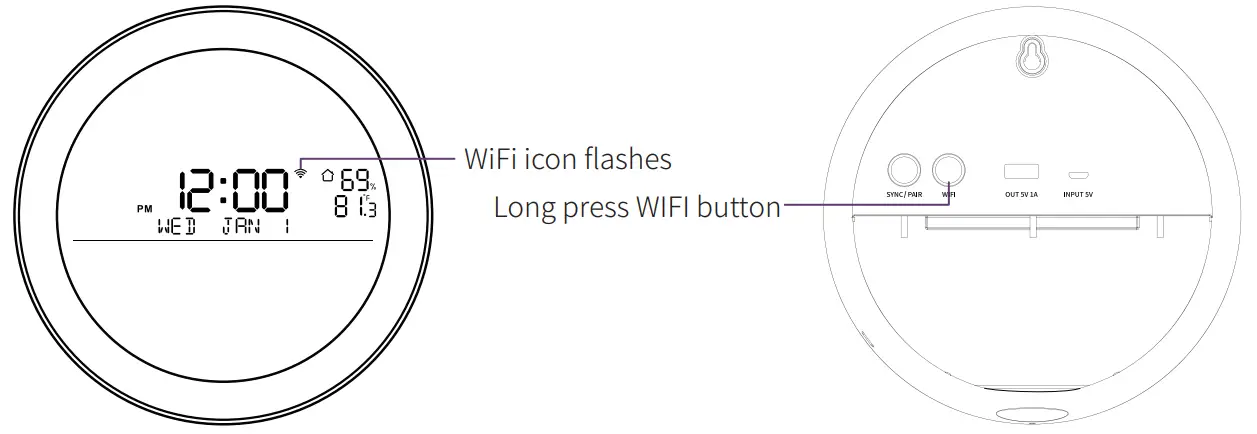 Wi-Fi connecting mode