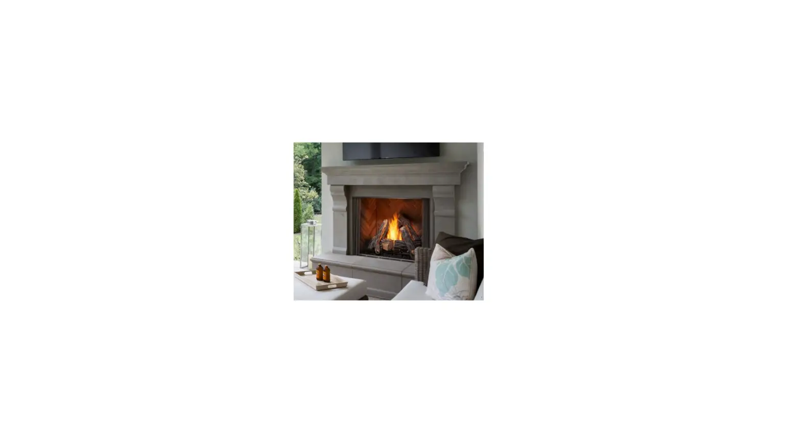 Outdoor Lifestyles Odcoug-36scn Courtyard Optional Screen Fireplace Instruction Manual