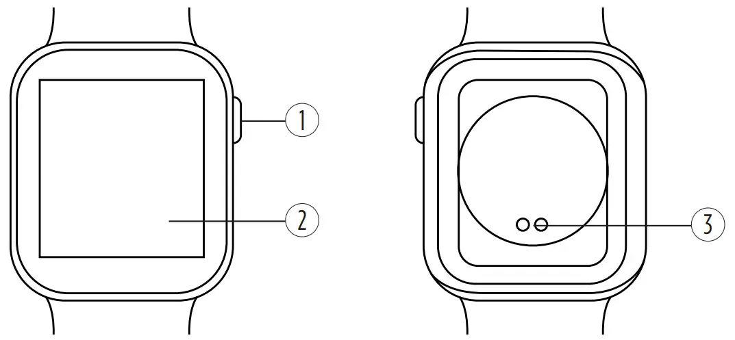 MATCH LEXC001 Smartwatch - Diagram