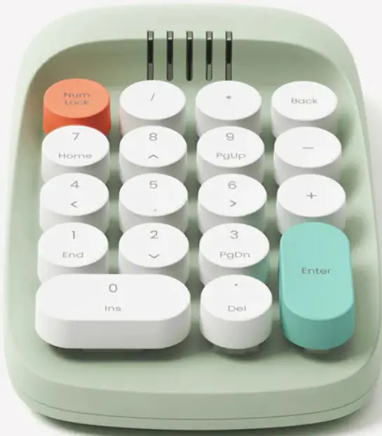 AGC ANBK-01 Actto Wireless/Bluetooth Type Number Keypad