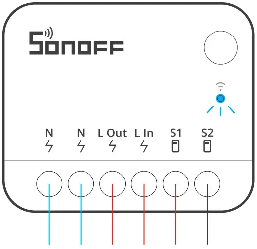 SONOFF Mini Extreme Wi-Fi Smart Switch - Power on