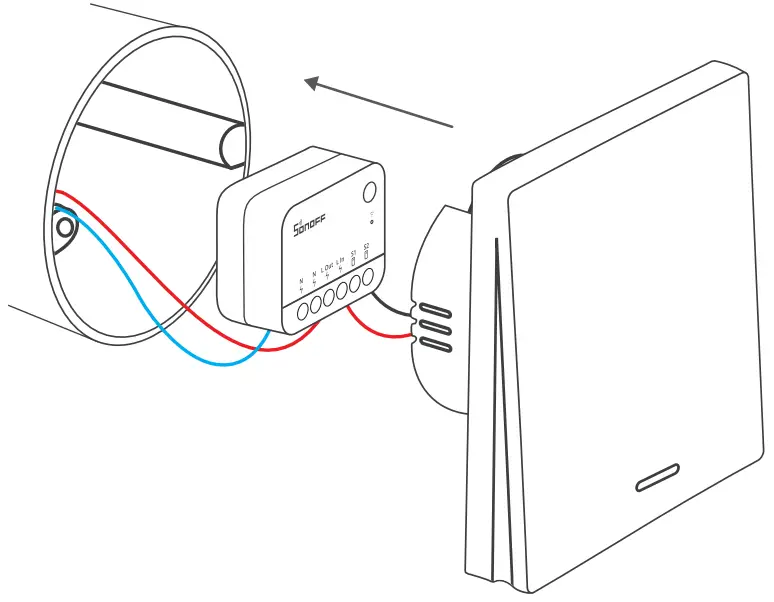 SONOFF Mini Extreme Wi-Fi Smart Switch - mounting box