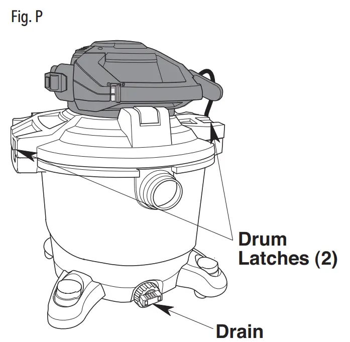 CRAFTSMAN CMXEVBE176060 Vacuum Cleaner with Detachable Leaf Blower - fig 16