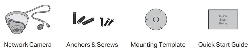 tp-link C430 VIGI 3MP Full Color Turret Network Camera -