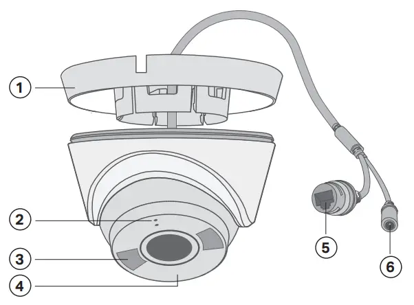 tp-link C430 VIGI 3MP Full Color Turret Network Camera - Appearance