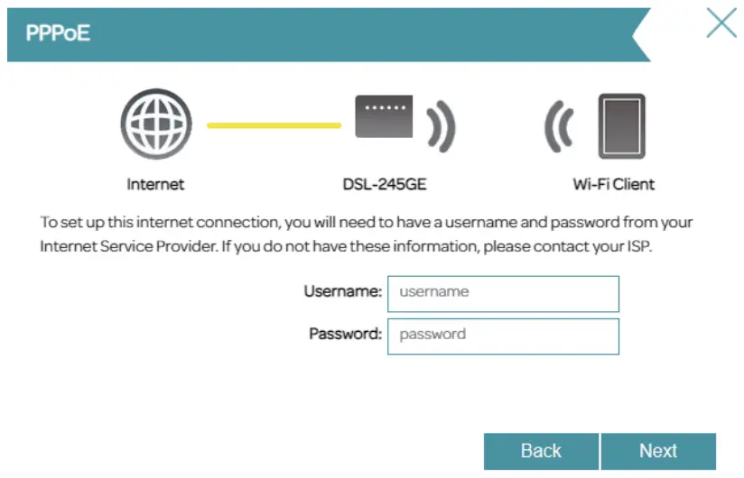D-Link Dual Band Wireless AC1200 ADSL2+ VDSL2 Modem Router DSL-245GE - Setup 6