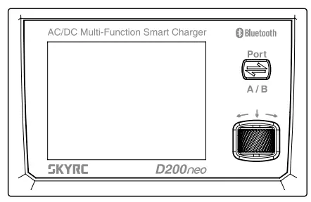 SKYRC SK-100196 D200 neo AC DC Multi Function Smart Charger - Buttons
