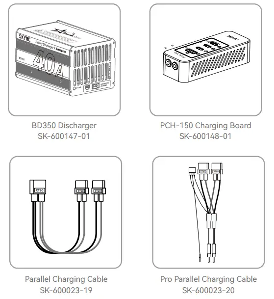 SKYRC SK-100196 D200 neo AC DC Multi Function Smart Charger - Optional Parts