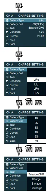 SKYRC SK-100196 D200 neo AC DC Multi Function Smart Charger - Program Flow Chart2
