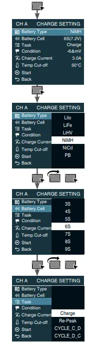SKYRC SK-100196 D200 neo AC DC Multi Function Smart Charger - Program Flow Chart4