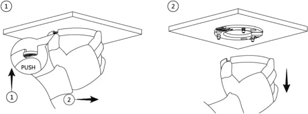 dahua A01 - Deteching the device