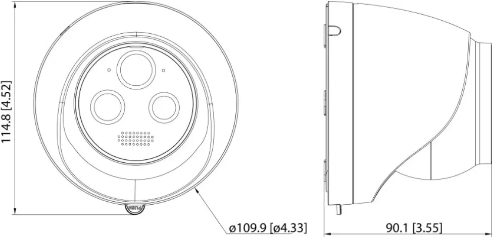 dahua A01 - Dimensions