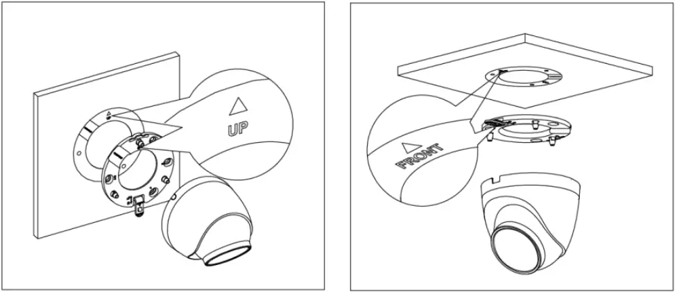 dahua A01 - Installation direction