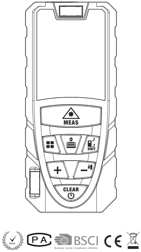 MILESEEY S2 Laser Distance Meter - FIGURE 1
