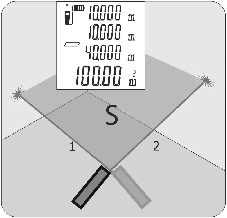 MILESEEY S2 Laser Distance Meter - FIGURE 8