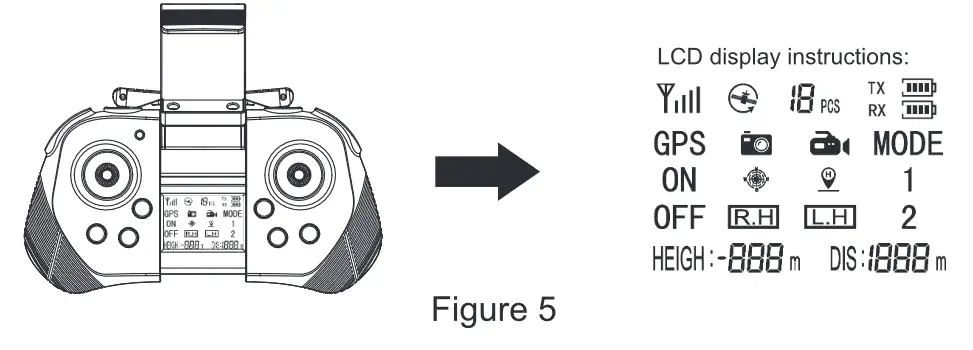 4DRC 4D-F12 Quadcopter GPS Brushless Drone with 4K Camera - parts 21