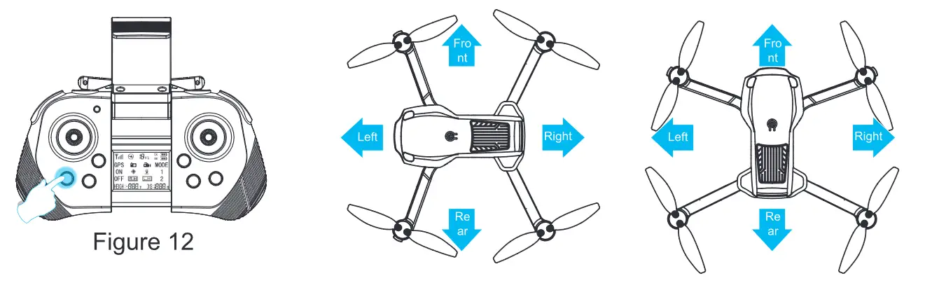 4DRC 4D-F12 Quadcopter GPS Brushless Drone with 4K Camera - parts 29