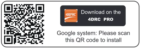 4DRC 4D-F12 Quadcopter GPS Brushless Drone with 4K Camera - qr code