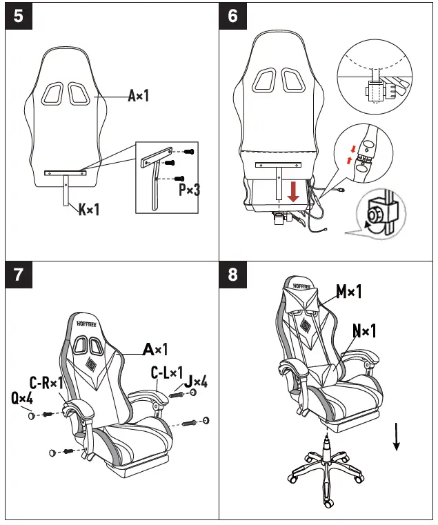 HOFFREE-HuaBox-Gaming-Chair-FIG-4