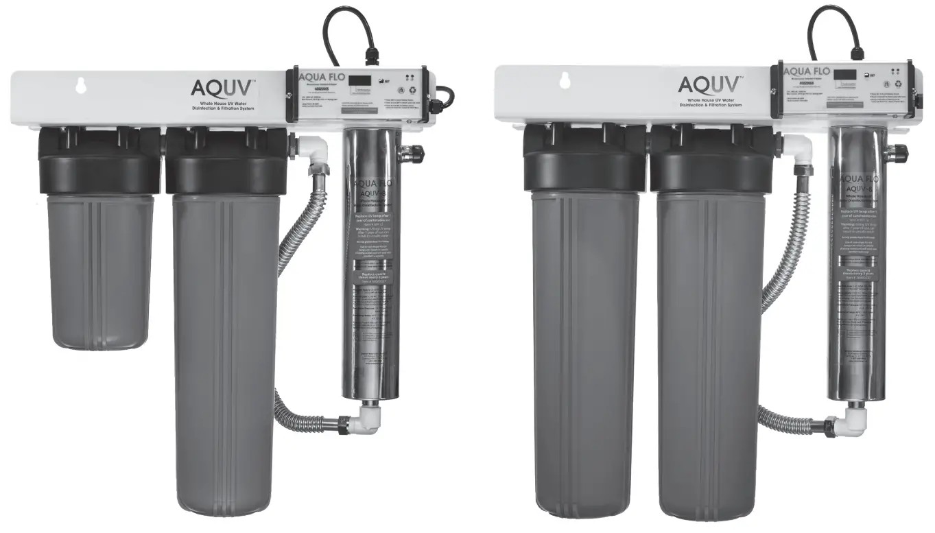 AQUA FLO AQUV-8R12, 8R22 Ultraviolet Disinfection System