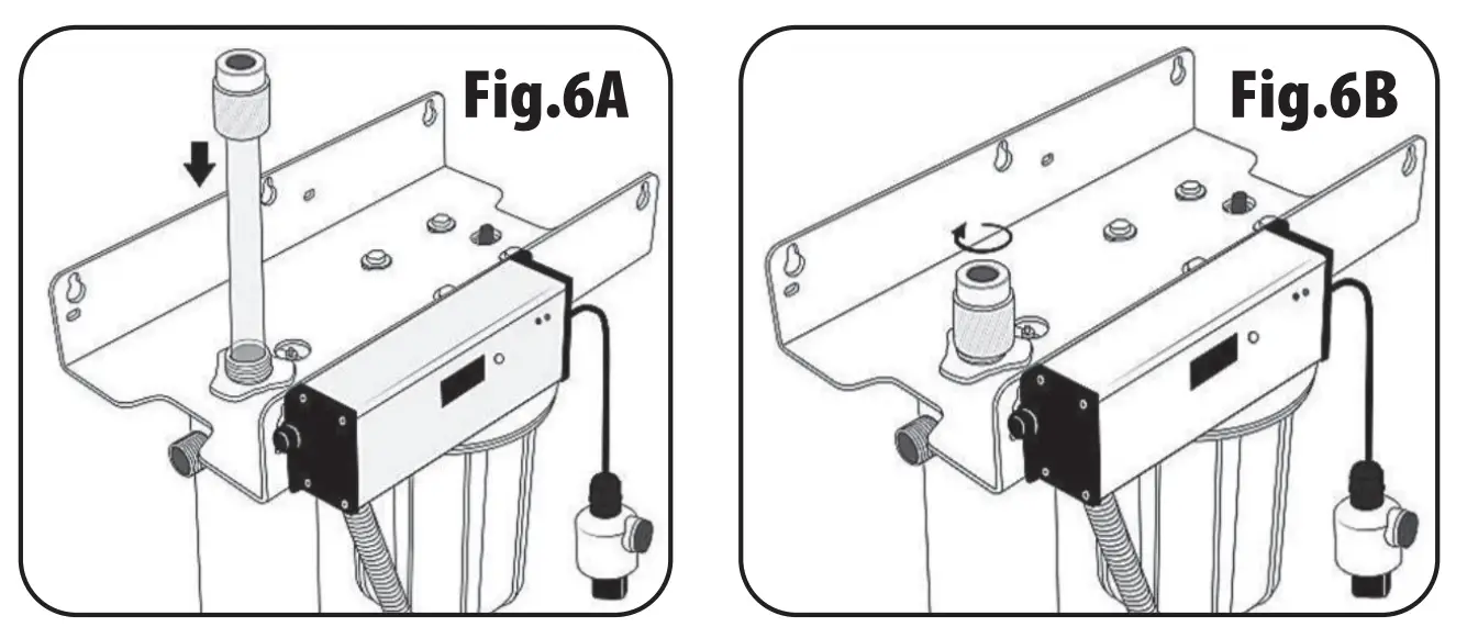 Installing the AQUV Rack System