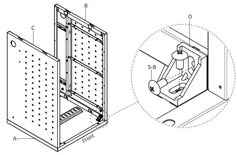 VlVO-CART-LAPC1-Black-Laptop-Charging-Cart-Keypad-Lock-fig-7