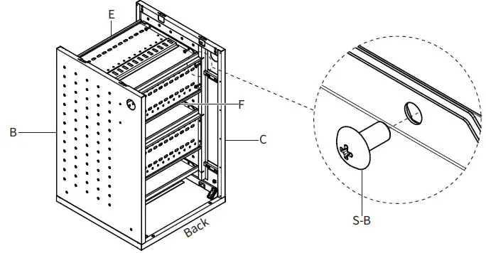 VlVO-CART-LAPC1-Black-Laptop-Charging-Cart-Keypad-Lock-fig-8