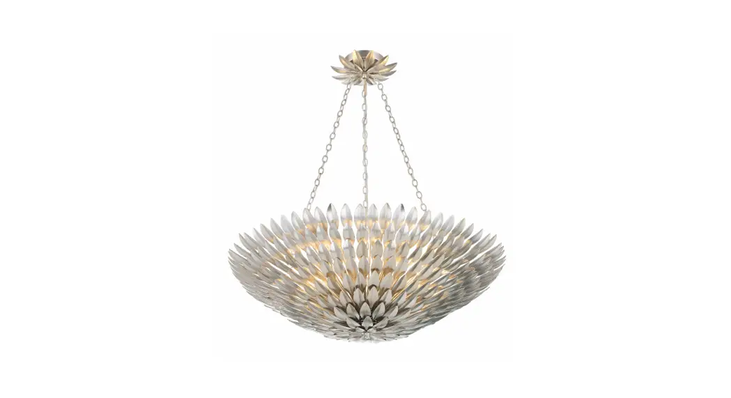 Crystorama 519-sa Broche Eight Light Chandelier Instruction Manual