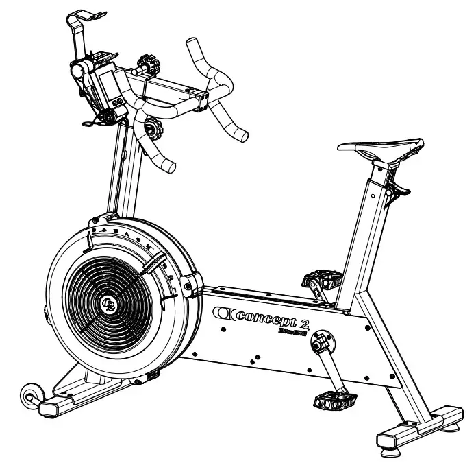 concept2 BikeERG Exercise Bike
