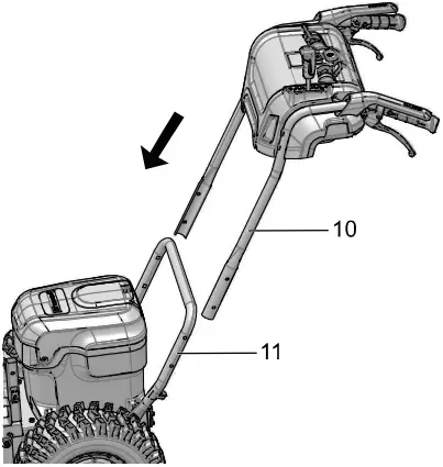 greenworks 2611602CO 4 Inches Dual Stage Snow Thrower B1