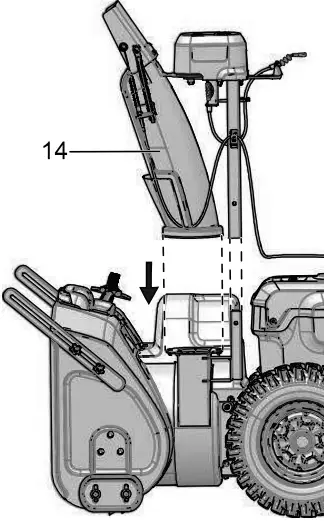 greenworks 2611602CO 4 Inches Dual Stage Snow Thrower B3