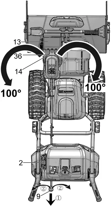 greenworks 2611602CO 4 Inches Dual Stage Snow Thrower C1