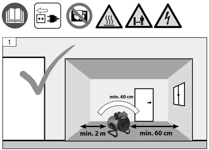 Gude GEH 3000 Convector Heater - Operation 1