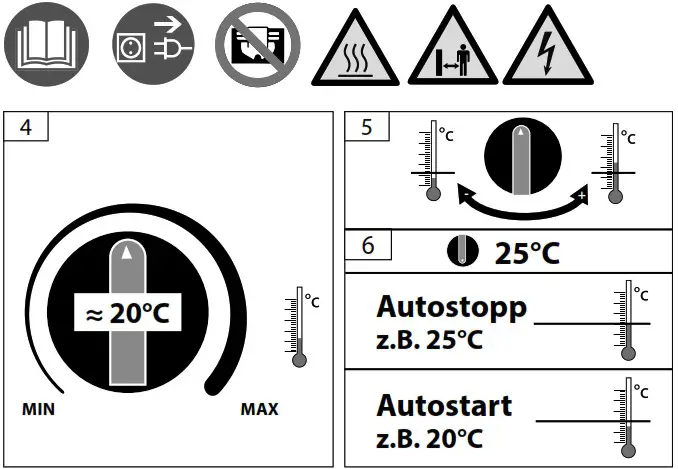 Gude GEH 3000 Convector Heater - Operation 3