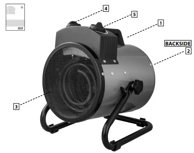 Gude GEH 3000 Convector Heater - overview 1