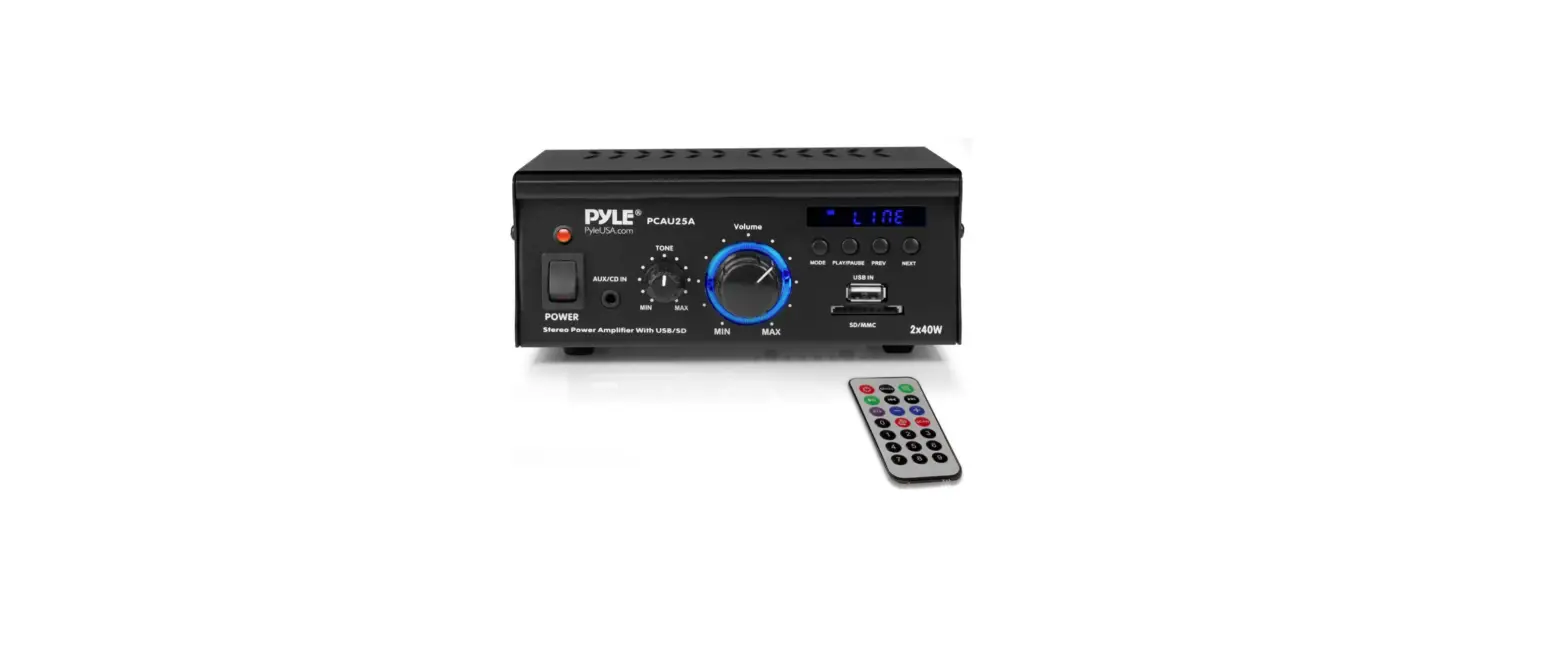 Pyle Pcau25a Stereo Power Amplifier System User Manual