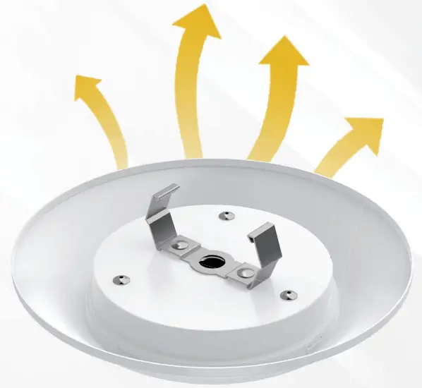 Signcomplex DL203T 4 10W DISC Series Downlight - Good heat