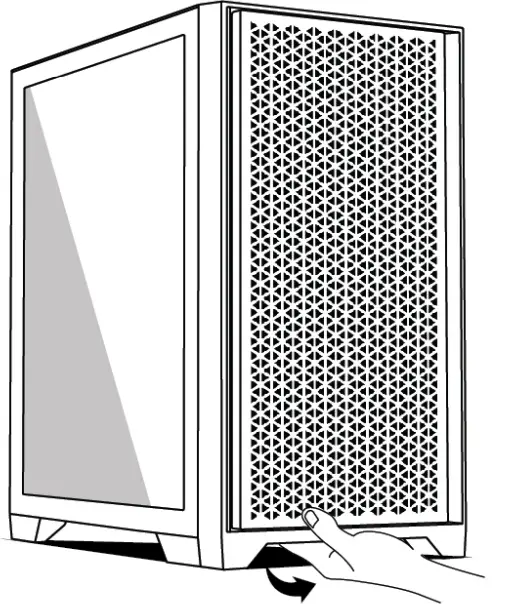 TECWARE Neo M2 Mid Tower ARGB Case - Front cover