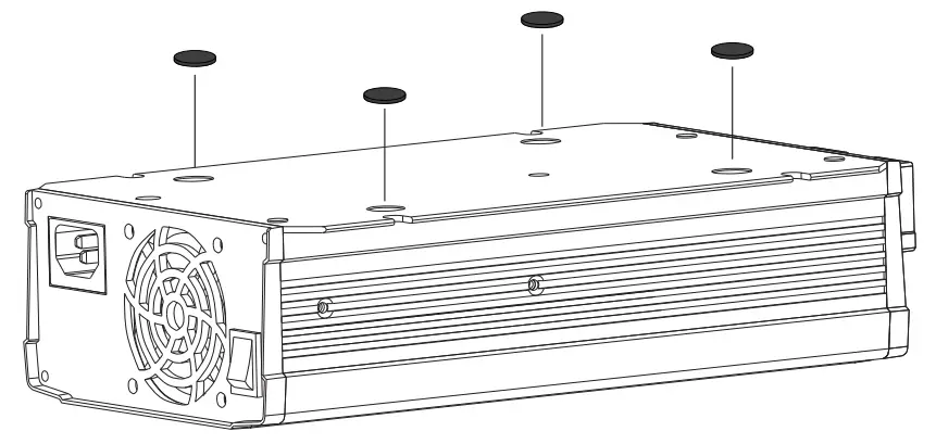 NCP NPP 1200 Series 1200W High Reliable Ultra Wide Output Range Battery Charger amp Power Supply - Foot pad3