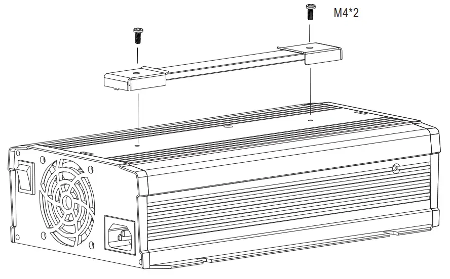 NCP NPP 1200 Series 1200W High Reliable Ultra Wide Output Range Battery Charger amp Power Supply - Handle2