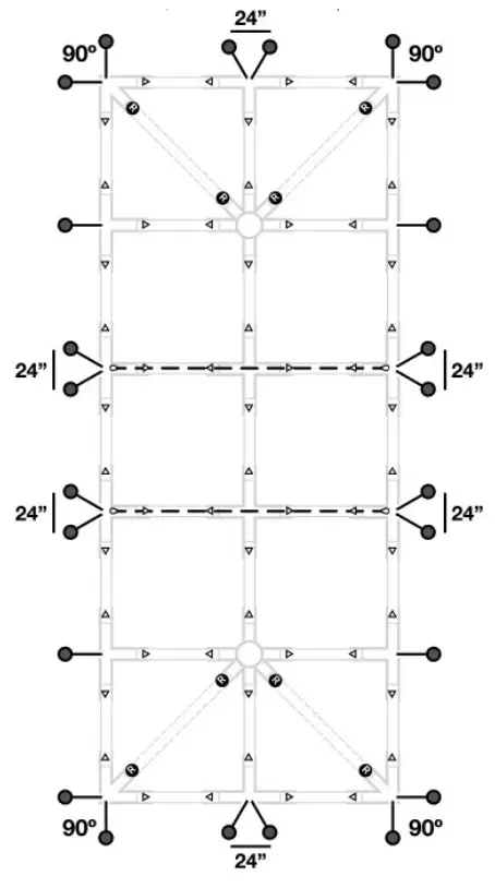 AMERICAN TENT 30x75 Party Frame Tent - ANCHORING1