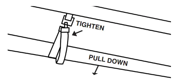AMERICAN TENT 30x75 Party Frame Tent - Alligator Strap